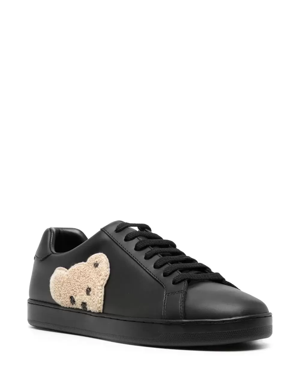 TEDDY BEAR TENNIS SNEAKERS - Black