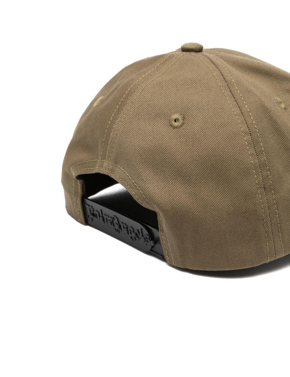  Palm Angels Logo Hat In Verde