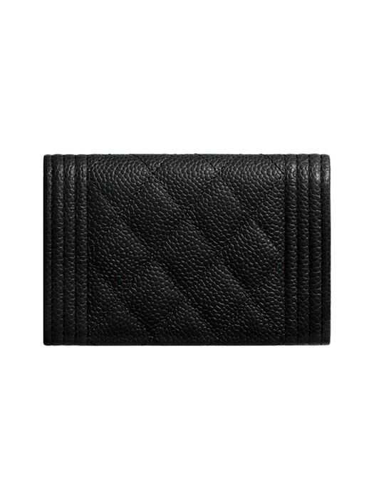 Ví Chanel Classic Flap Card Holder màu đen caviar best quality