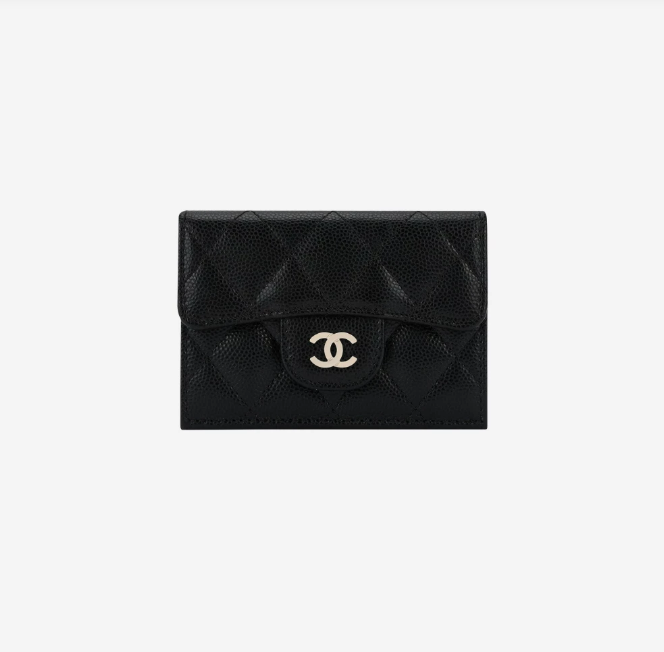 Chanel Classic Small Flap Wallet In Black