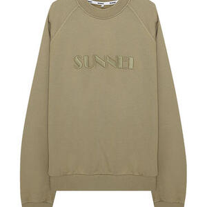 CLASSIC SWEATSHIRT WITH BIG LOGO EMBROIDERY 