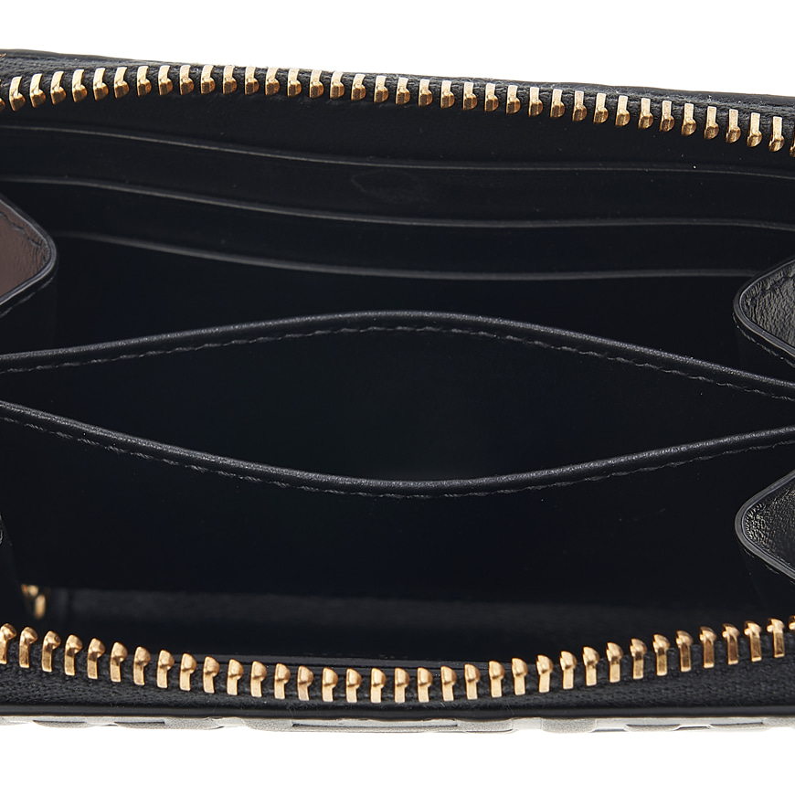 logo zipped wallet