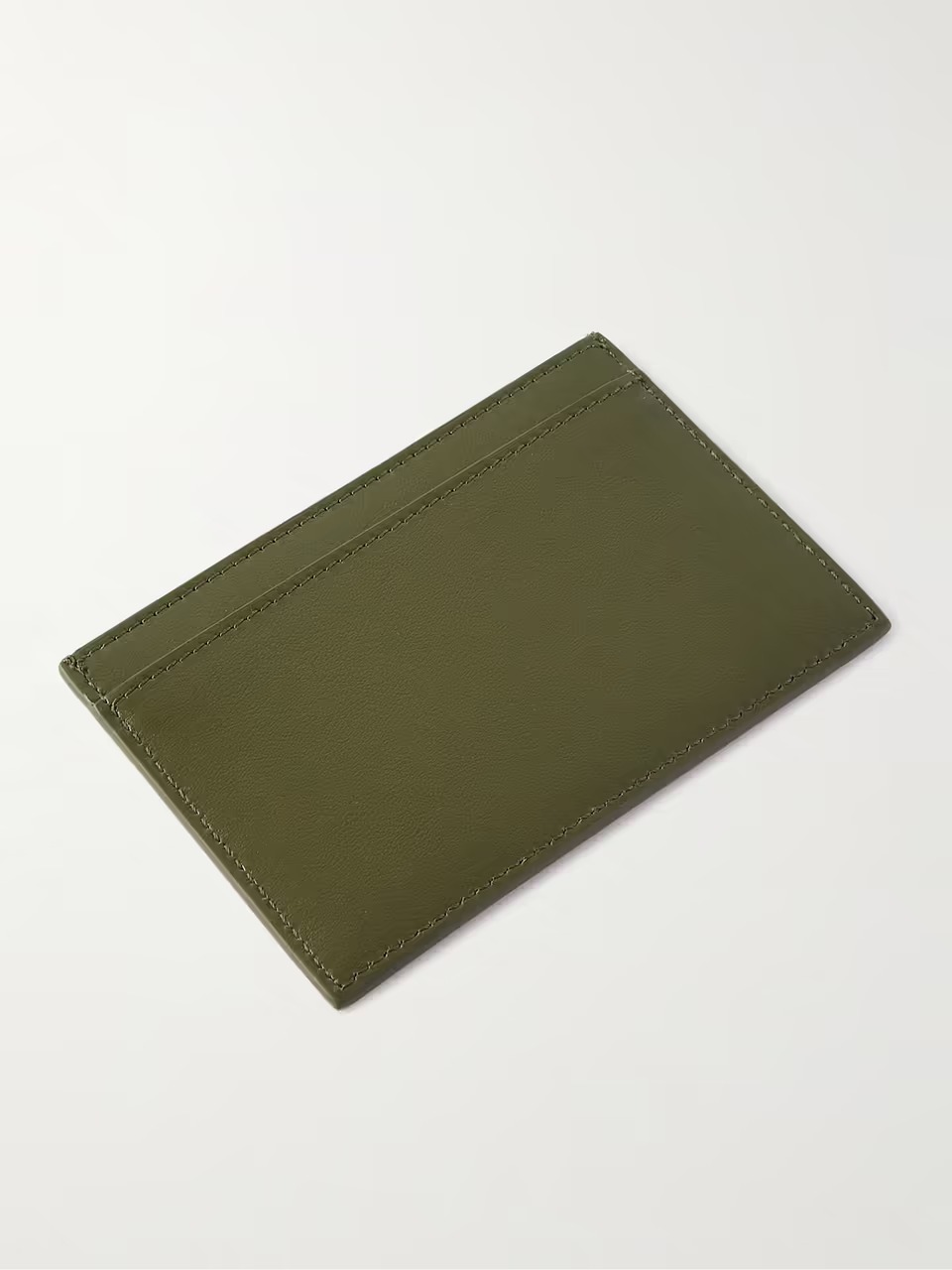 Logo-Print Leather Cardholder