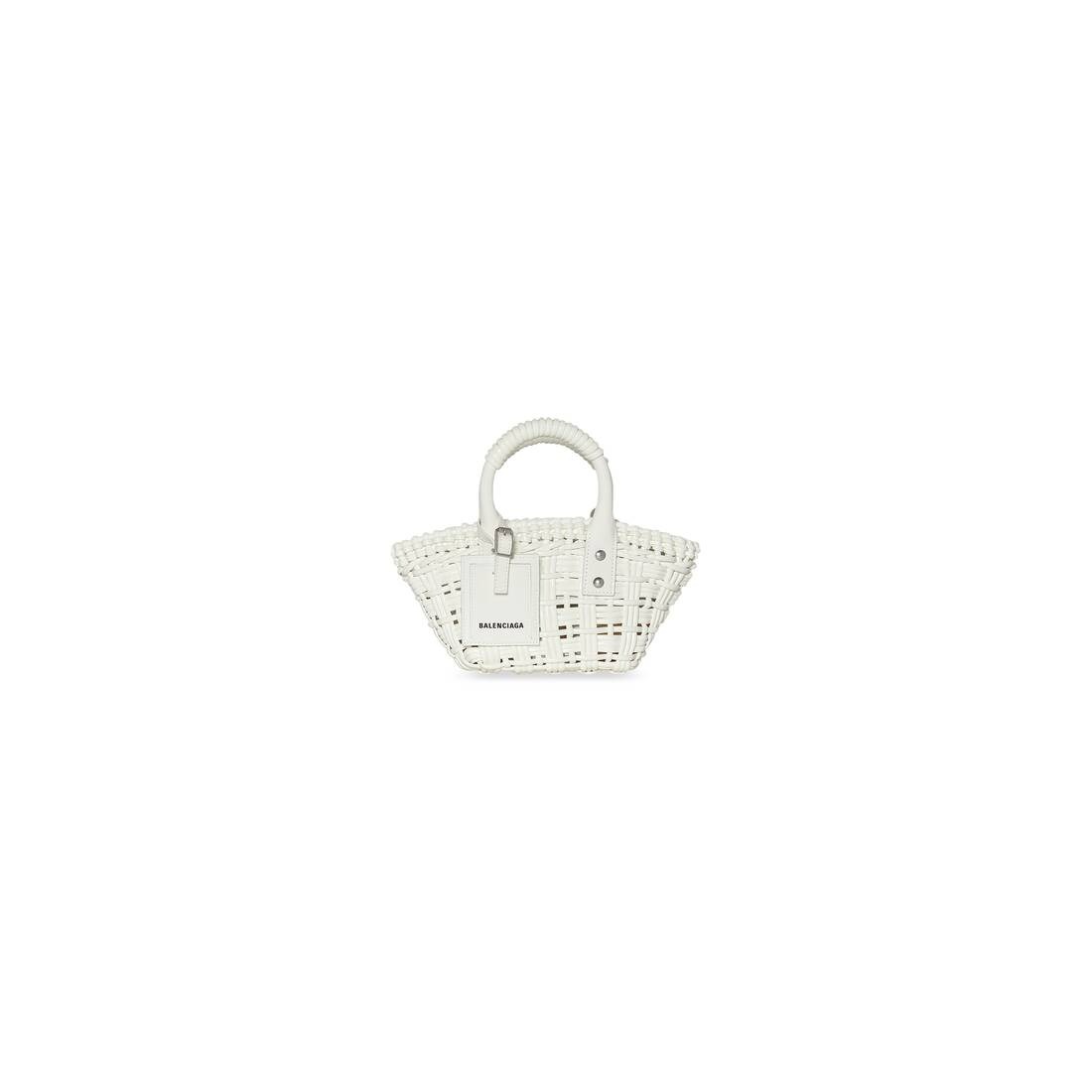 WOMEN'S BISTRO XXS BASKET WITH STRAP IN WHITE