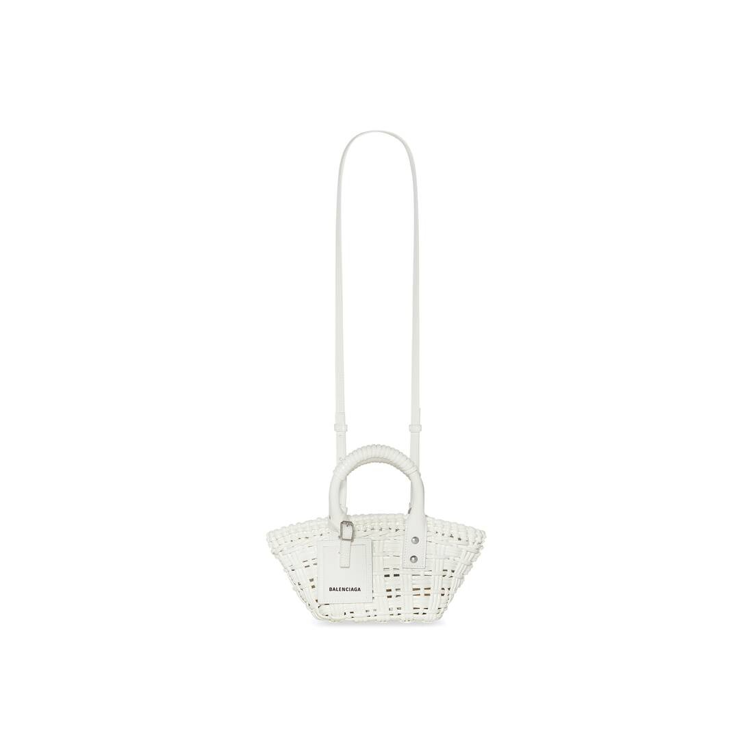 WOMEN'S BISTRO XXS BASKET WITH STRAP IN WHITE