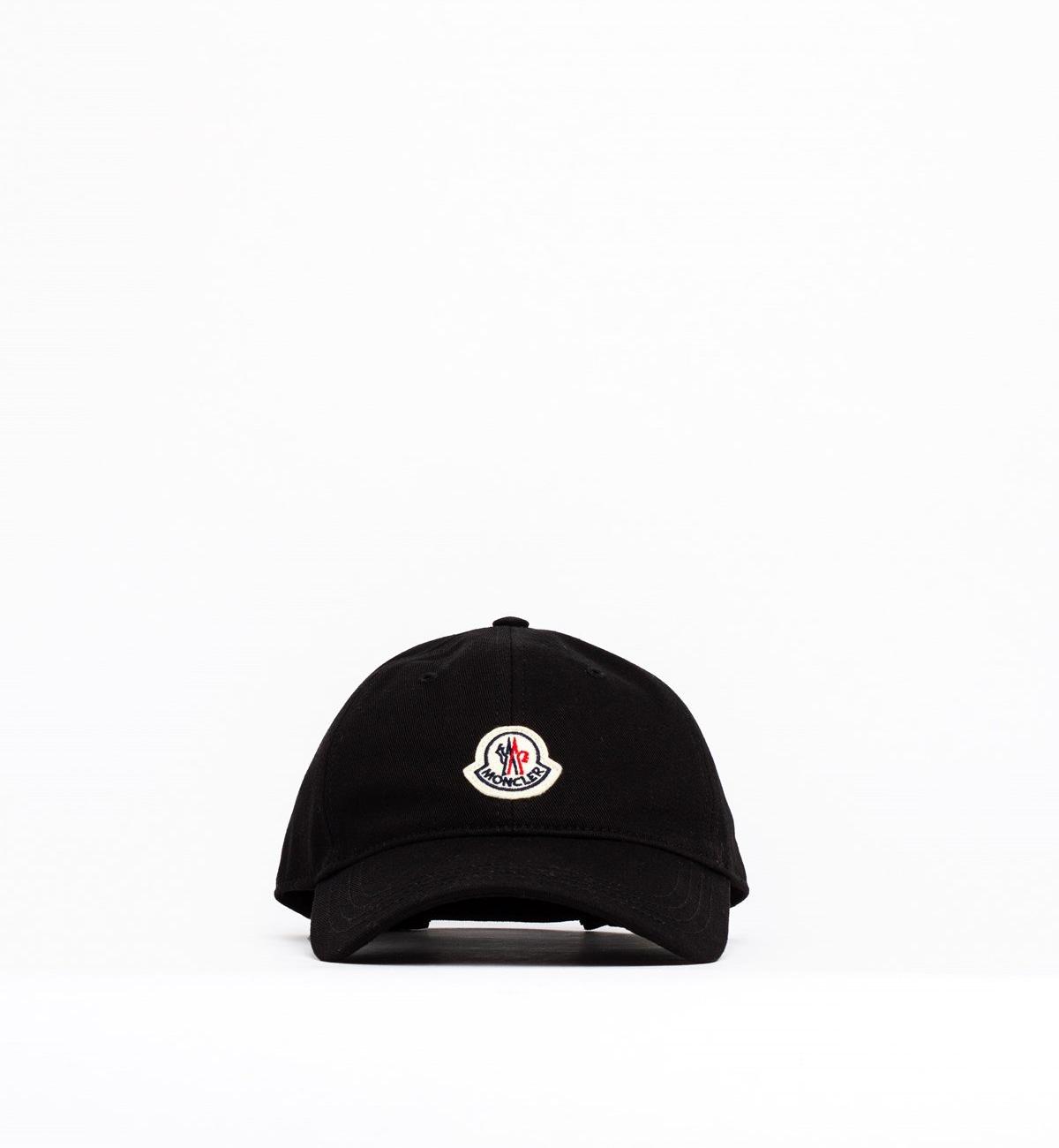 Moncler Logo Baseball Cap Black 