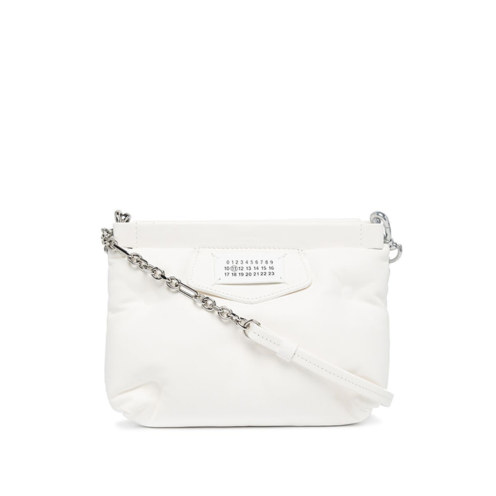 MAISON MARGIELA WHITE ‘GLAM SLAM’ SHOULDER BAG