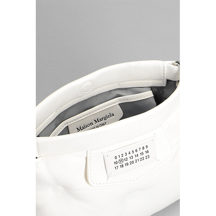 MAISON MARGIELA WHITE ‘GLAM SLAM’ SHOULDER BAG