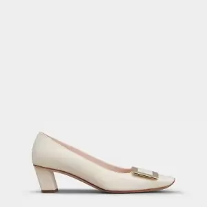Belle Vivier Metal Buckle Pumps 