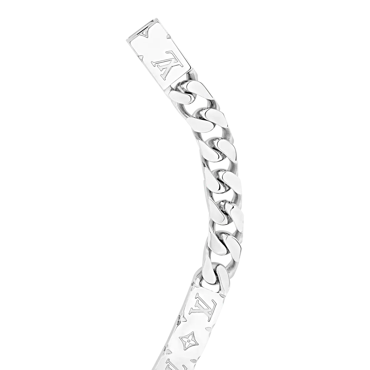 Monogram Chain Bracelet Palladium