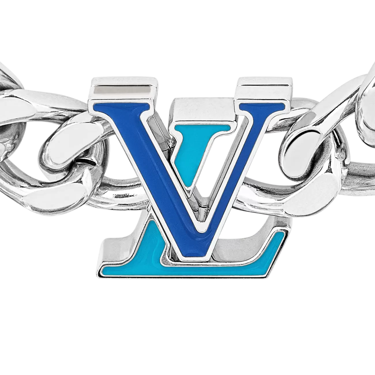 Louis Vuitton LV Chain Bracelet Silver