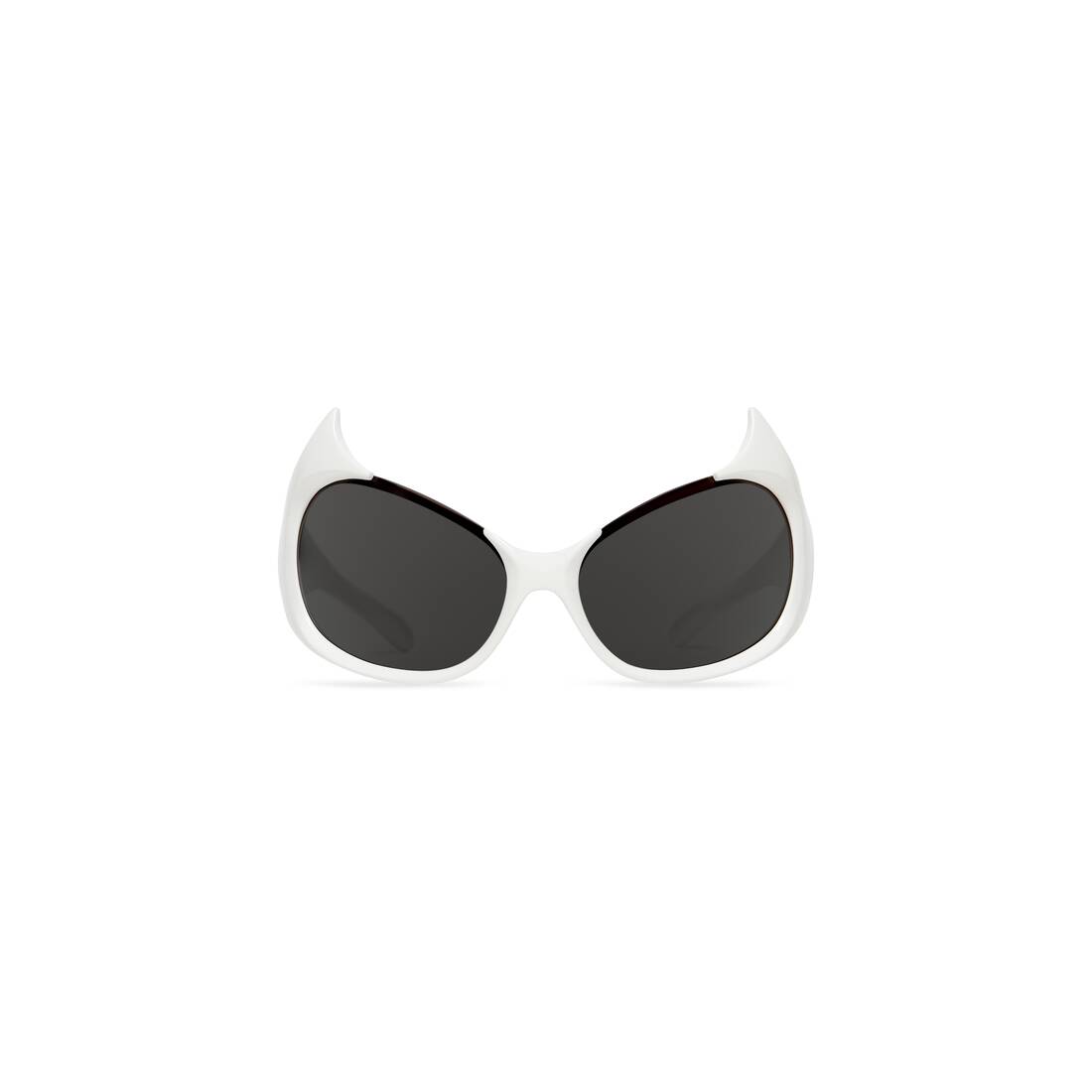 GOTHAM CAT SUNGLASSES IN WHITE