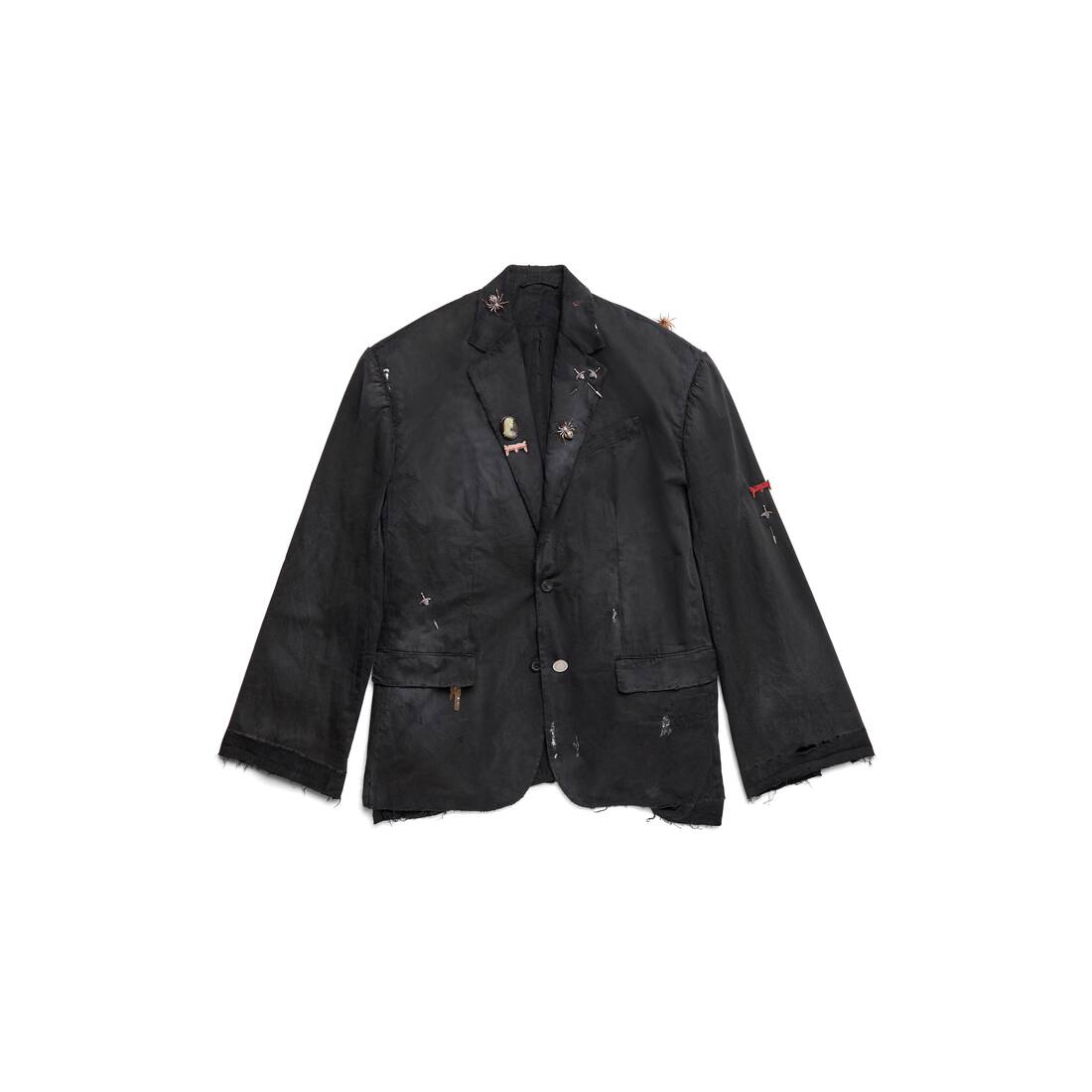 GOTH TAILORED JACKET IN BLACK