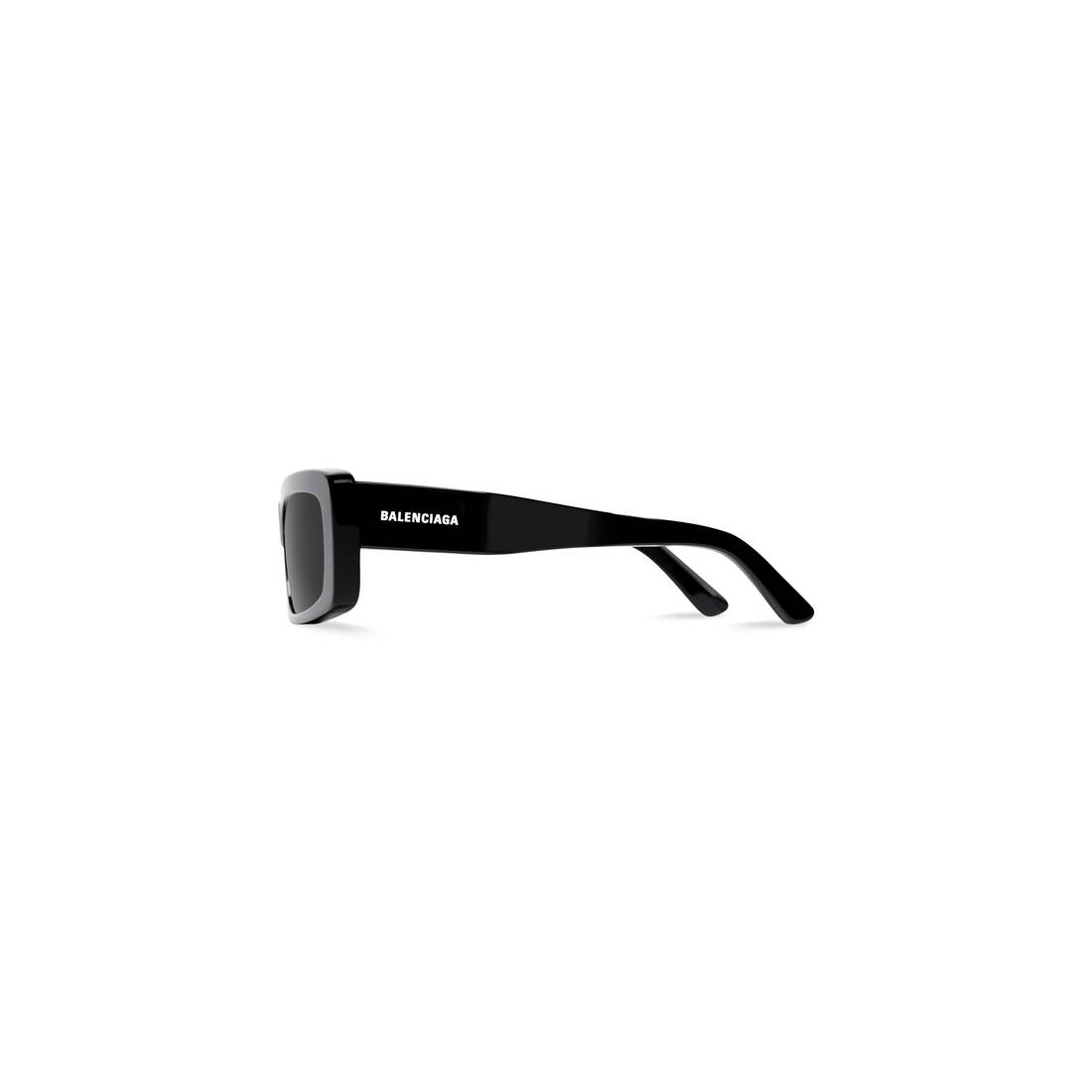 OVERSIZE RECTANGLE SUNGLASSES IN BLACK