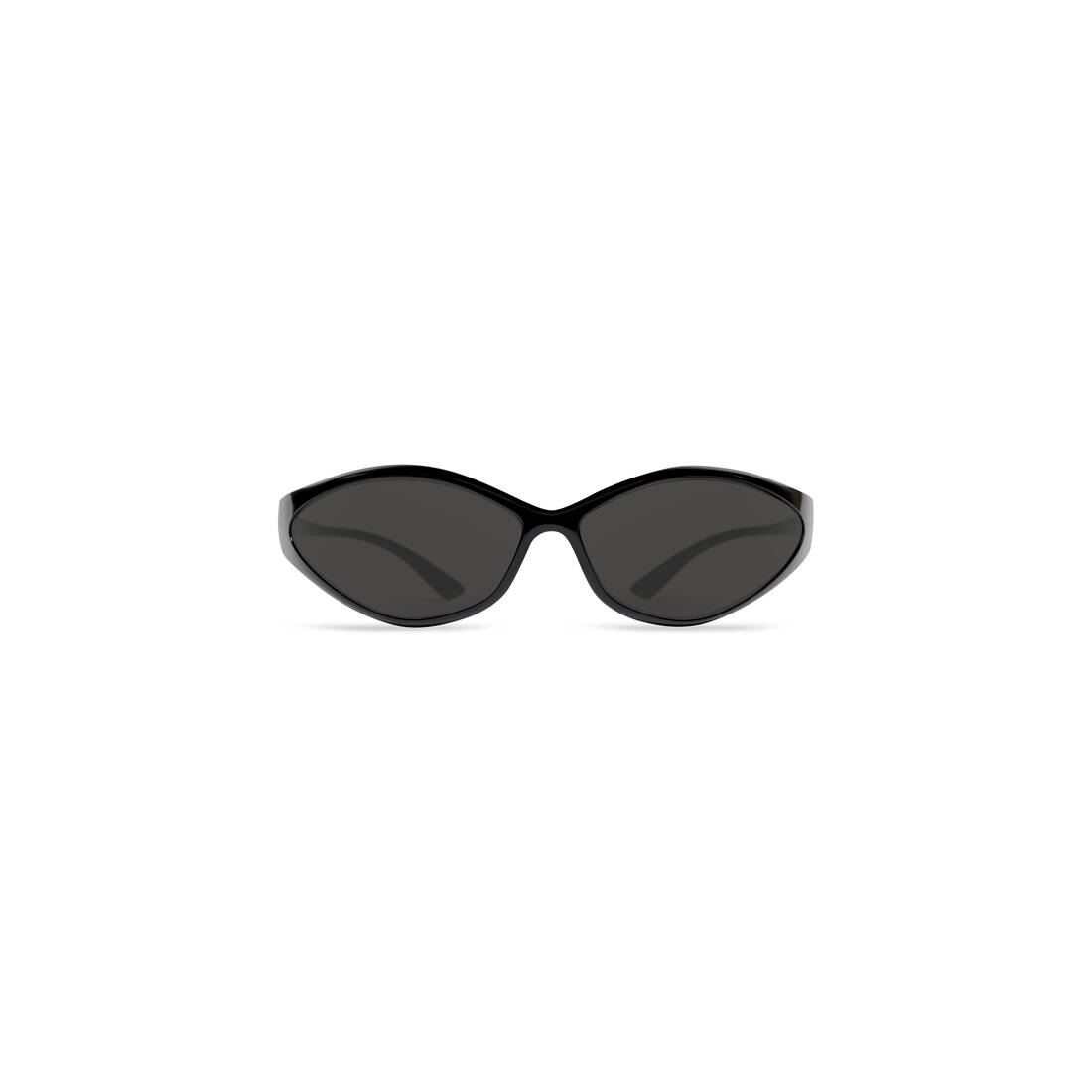 90S OVAL Sunglasses in Black
