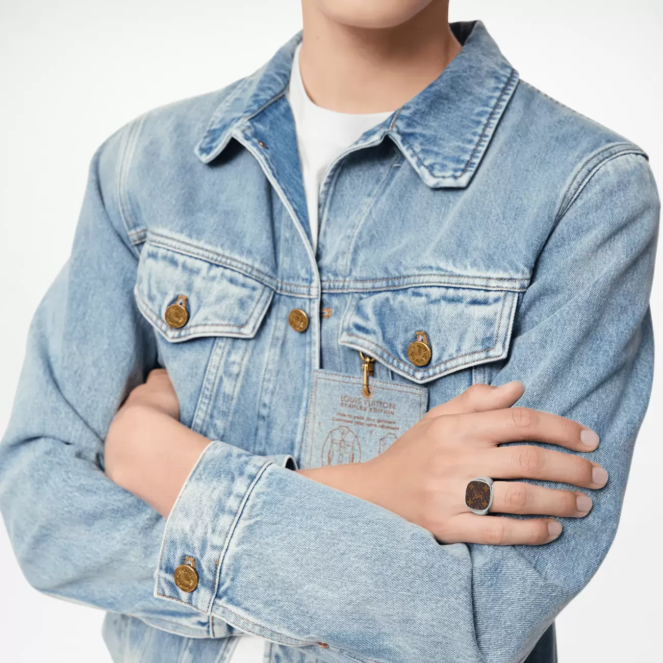 Monogram Lock Signet Ring