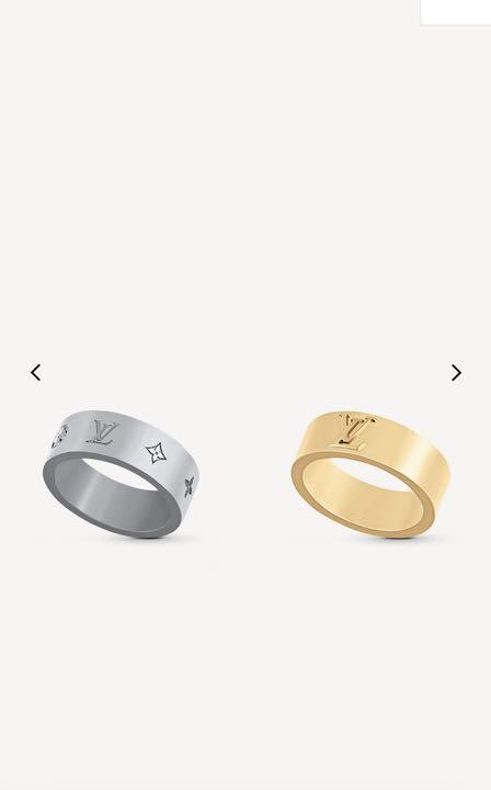 Louis Vuitton Instinct Rings Gold & Silver (Set of 2)