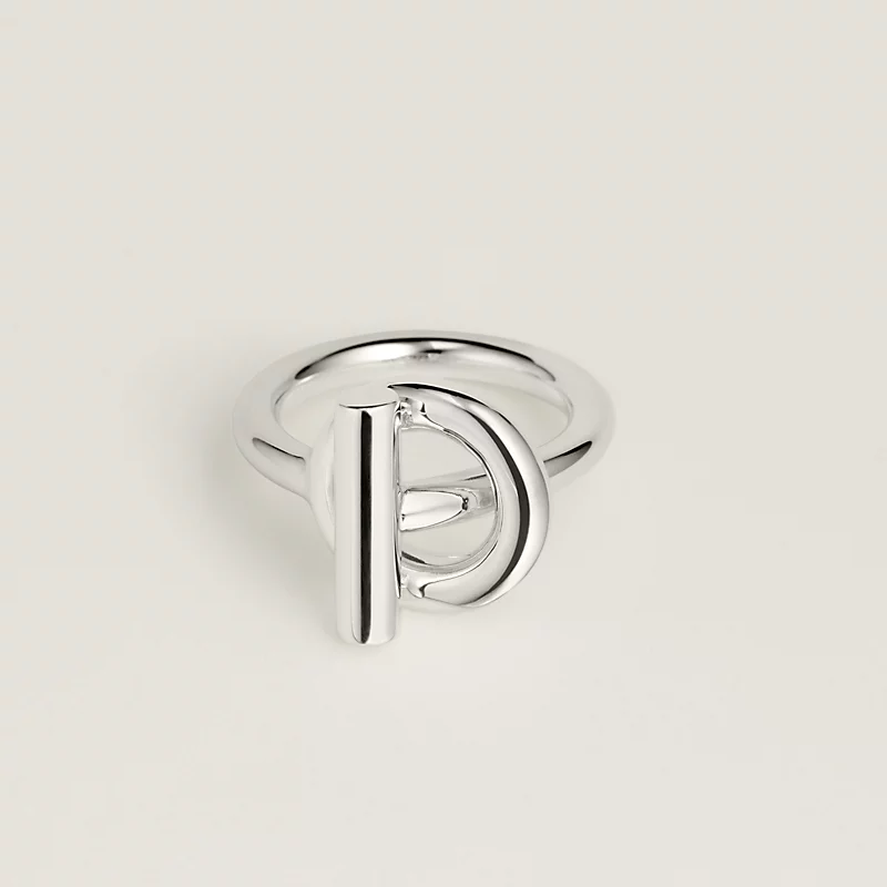 Hermes Medium Echappee Ring Sterling Silver