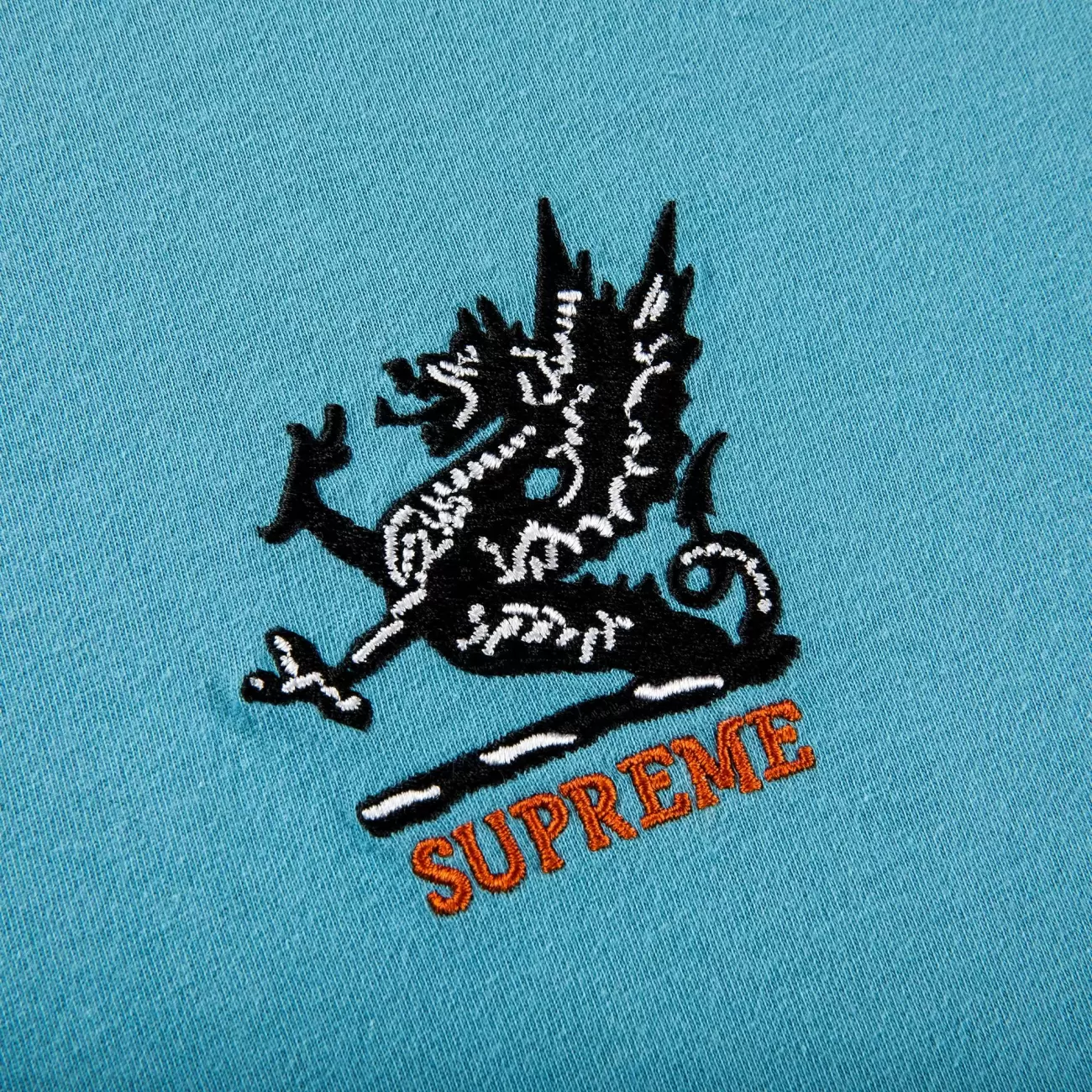 Supreme Dragon Ringer T-Shirt Slate
