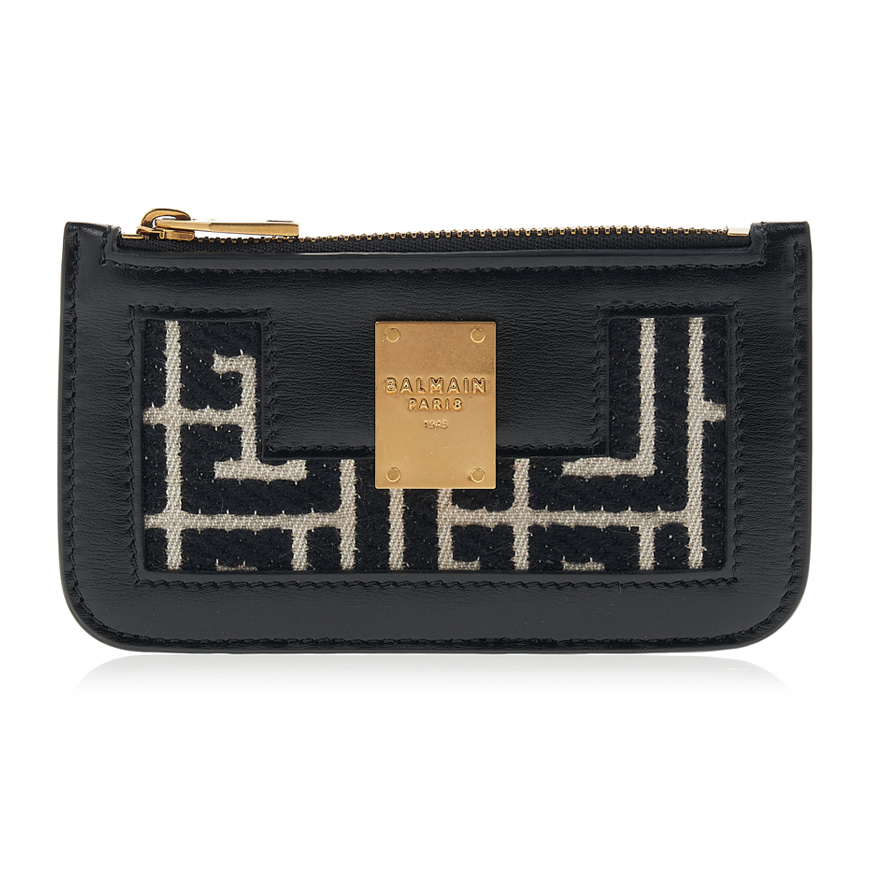 Túi đựng thẻ có dây kéo Jacquard 