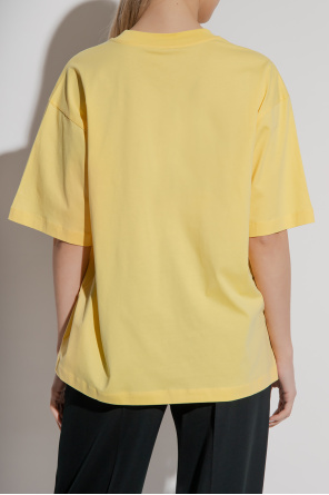 MARNI YELLOW T-SHIRT WITH LOGO