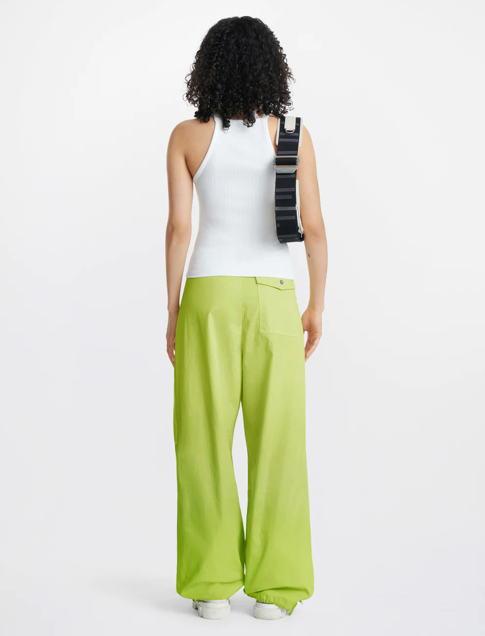 SAFETY HARNESS RIB TANK IN WHITE