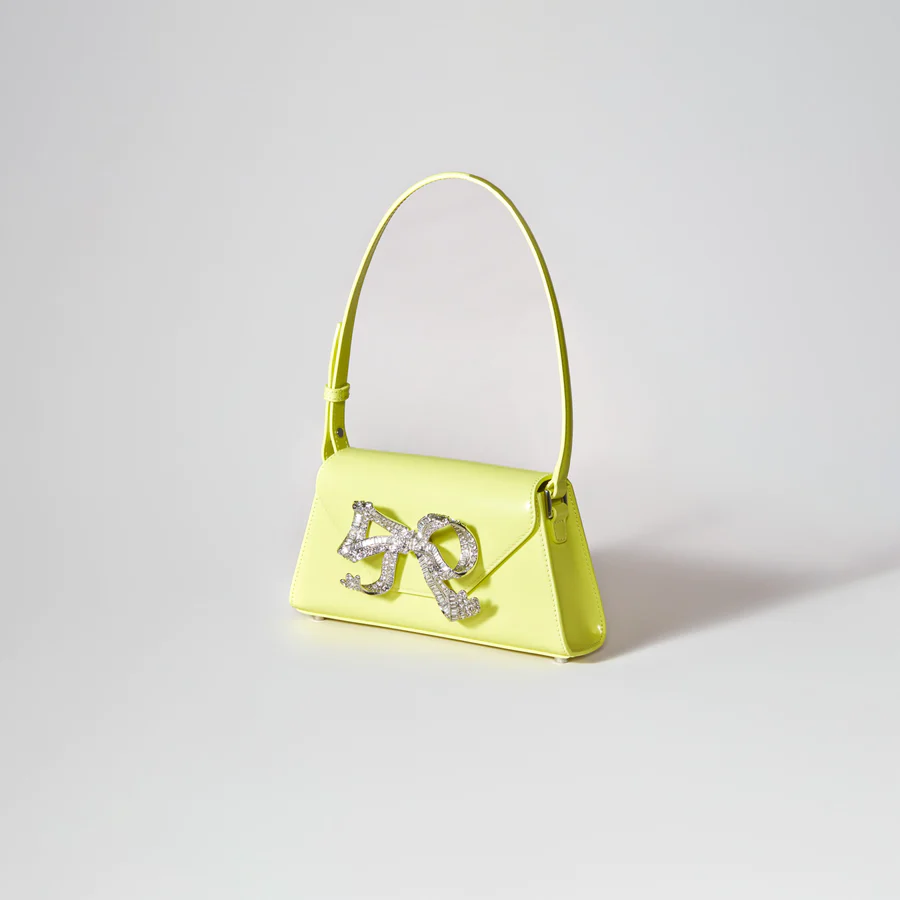 Lime Bow Mini Shoulder Bag