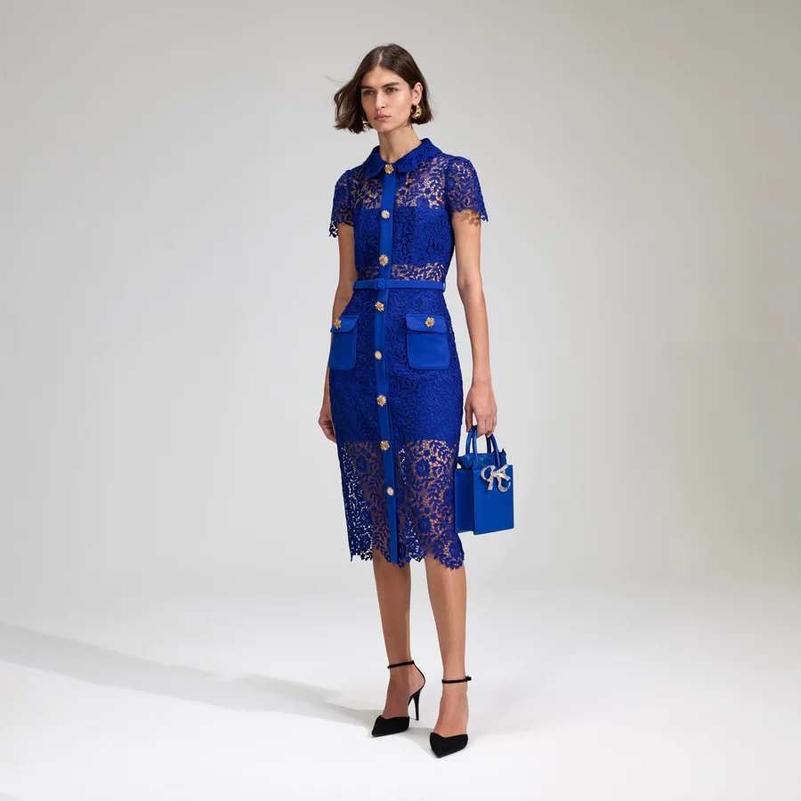 Blue Mini Tote Bow Bag