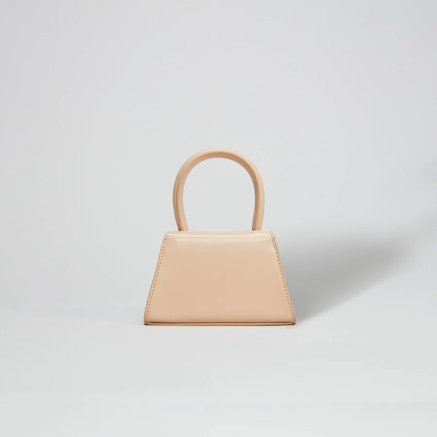 The Bow Micro in Caramel with Diamanté