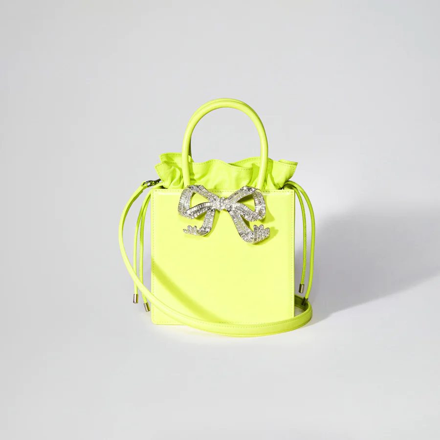 Lime Mini Tote Bow Bag