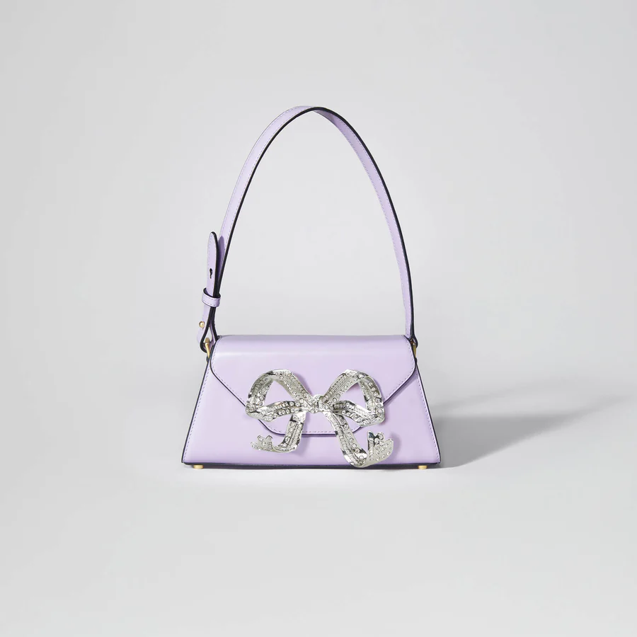 Lilac Bow Mini Shoulder Bag