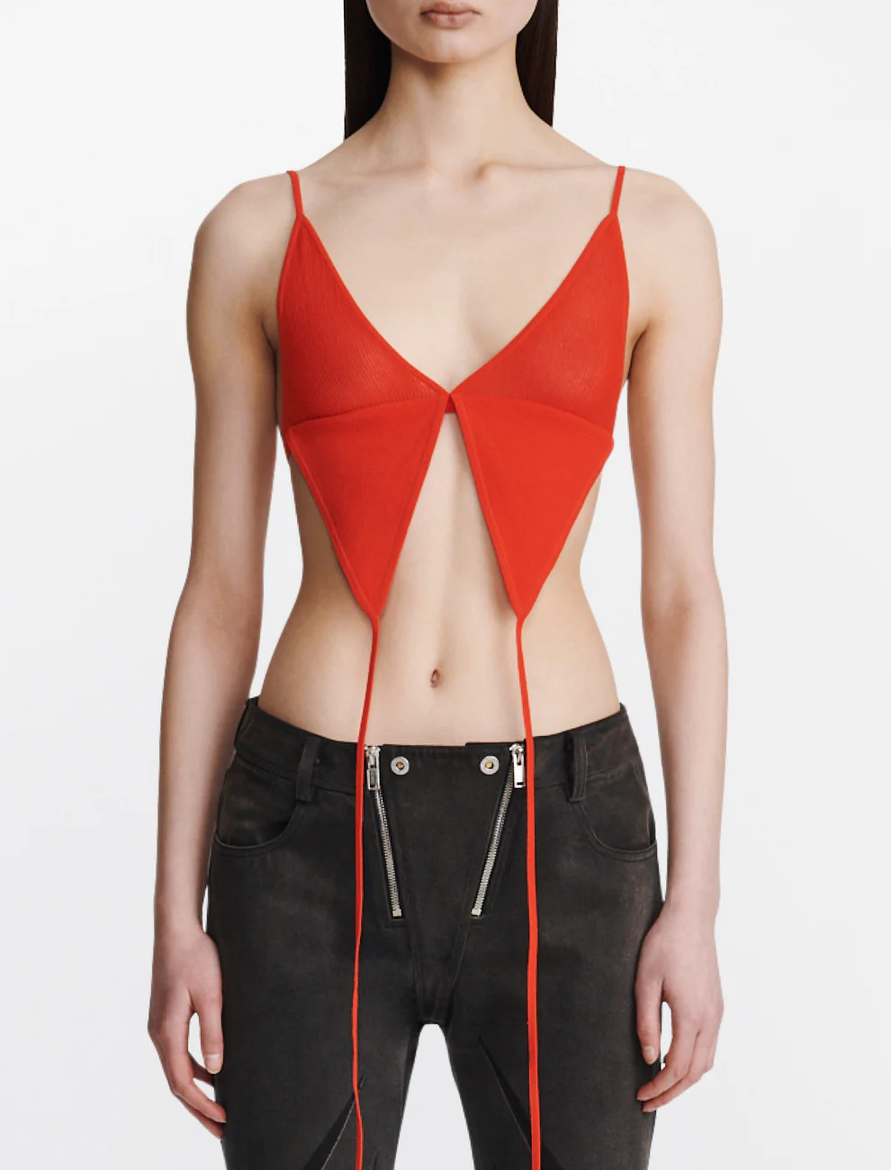 MODULAR BUTTERFLY MESH BRA IN FLAME