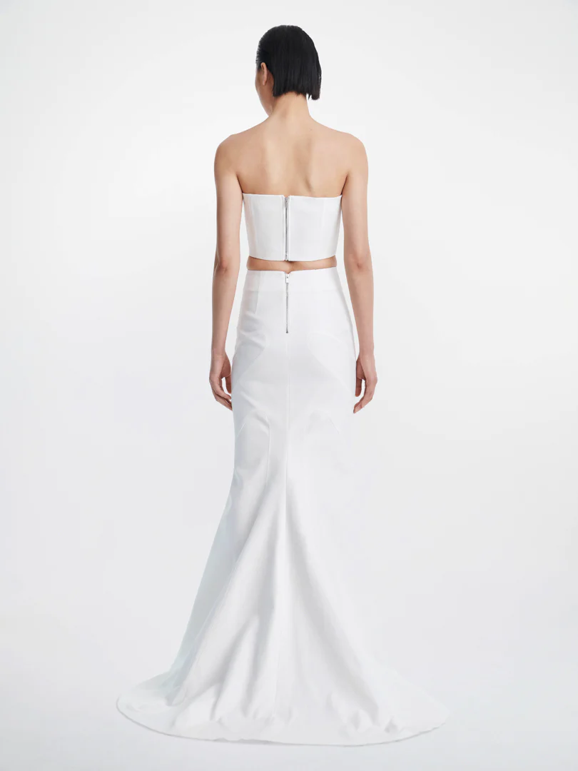 MOBIUS BANDEAU TOP WHITE