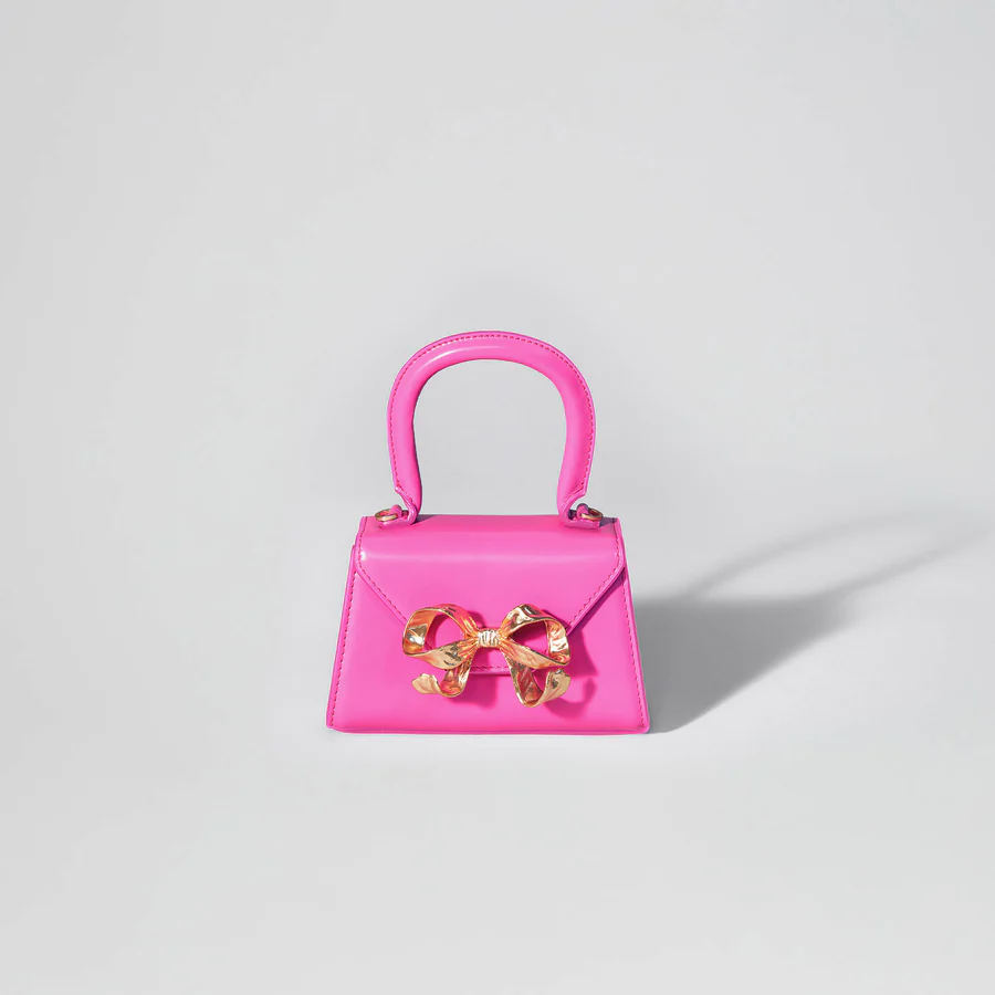 Pink Bow Micro Envelope Bag