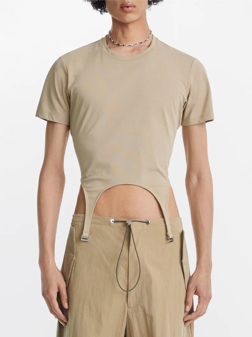 GARTER TEE - Khaki 