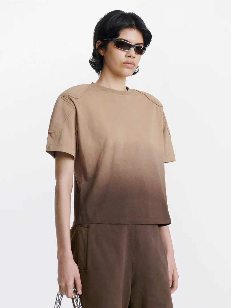 SUNFADE PADDED TEE - UMBER