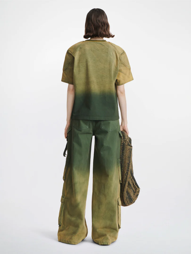 SUNFADE PADDED TEE - MILITARY GREEN