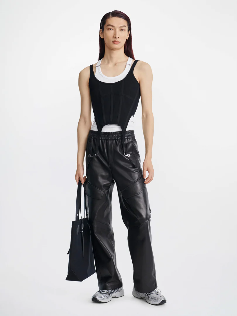 COMBAT CORSET TANK - BLACK