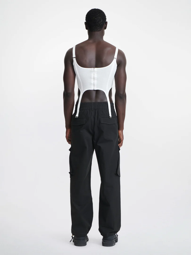 COMBAT CORSET TANK - IVORY