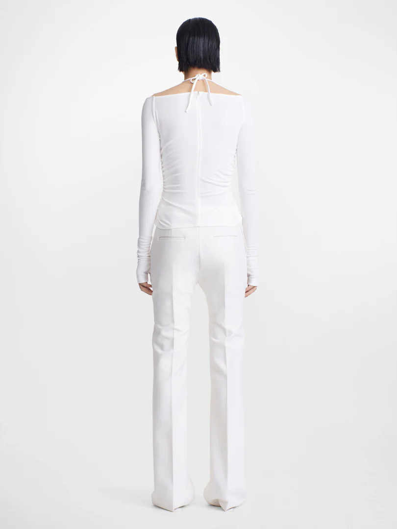 MOBIUS LONG SLEEVE TOP IN WHITE