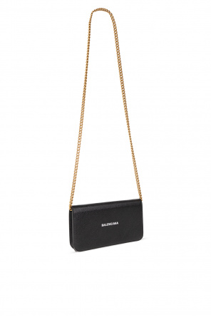 BALENCIAGA BLACK WALLET WITH CHAIN