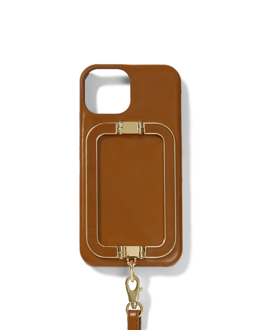 Phone Case with Leather Strap Liney Brown 