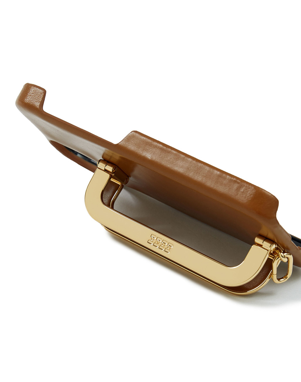 Phone Case with Leather Strap Liney Brown 