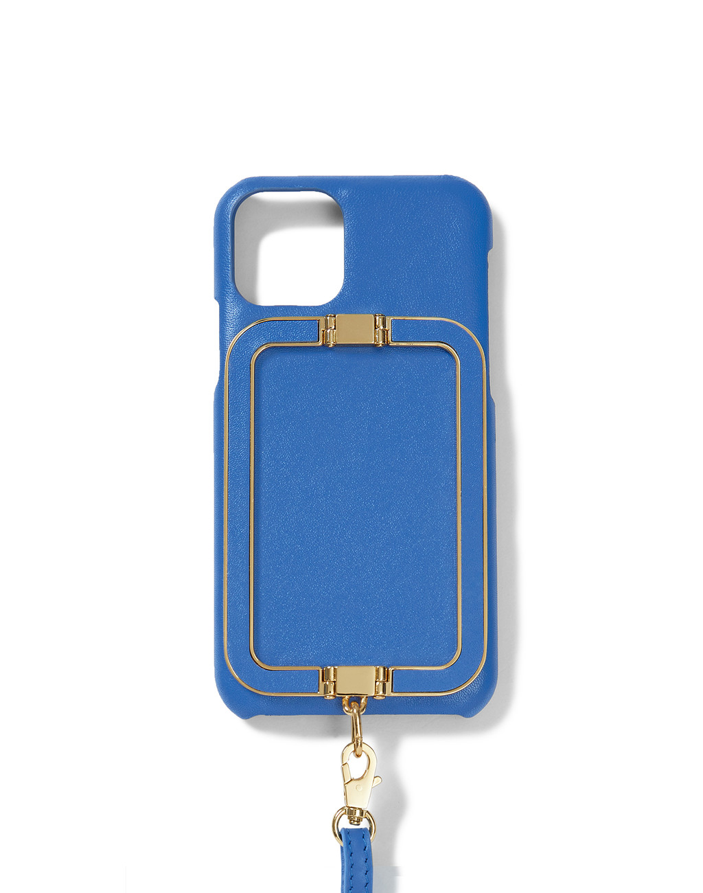 Phone Case with Leather Strap Liney Blue  
