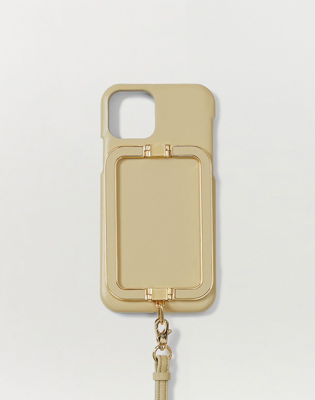 Phone Case with Leather Strap Liney Beige  