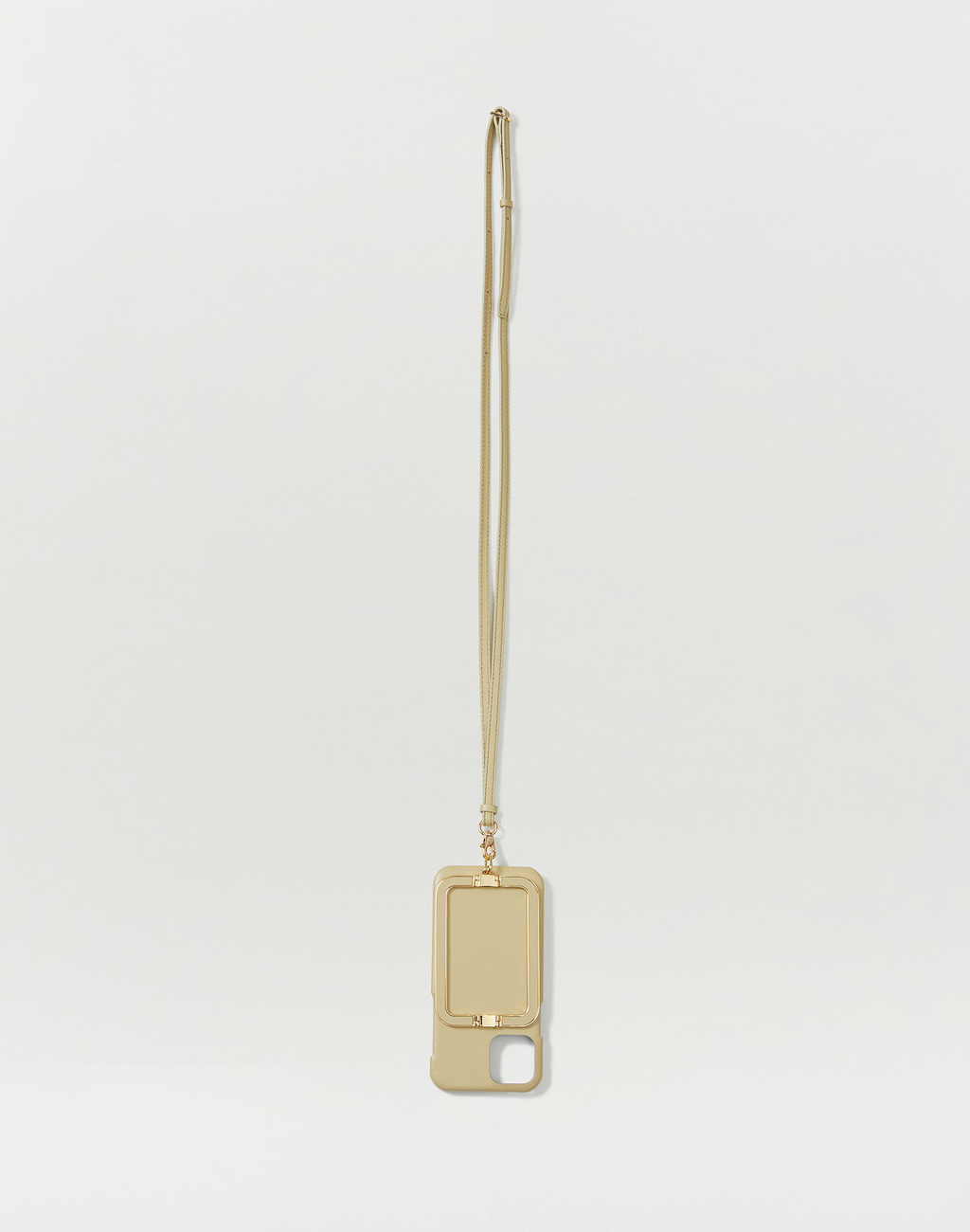 Phone Case with Leather Strap Liney Beige  