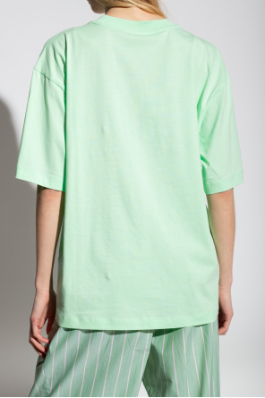 MARNI GREEN T-SHIRT WITH LOGO