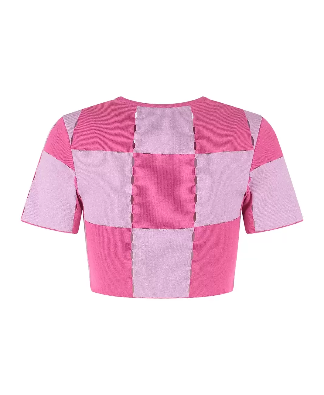 Jacquemus Patchwork Crewneck Cropped T-shirt