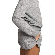 Melange gray shorts with gold star