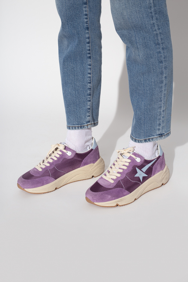 GOLDEN GOOSE PURPLE ‘RUNNING’ SNEAKERS